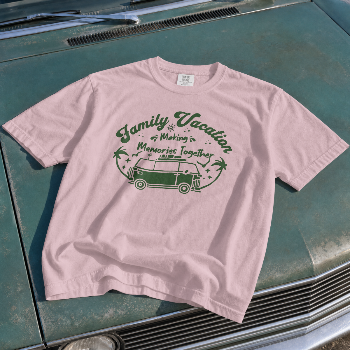 Comfort Colors Family Vacation T-shirt