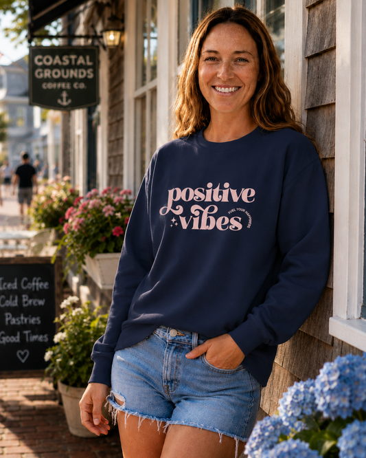 Positive Vibes Crewneck