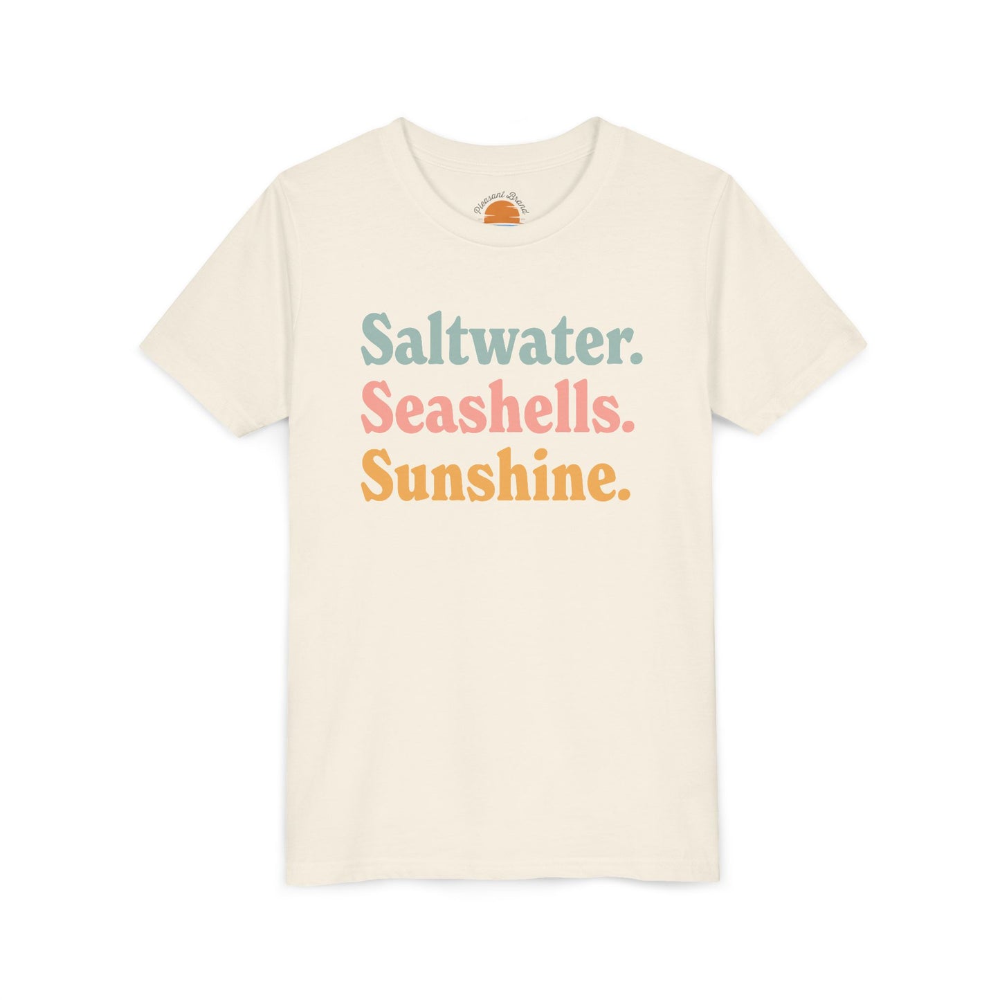 Saltwater. Seashells. Sunshine. Youth T-Shirt