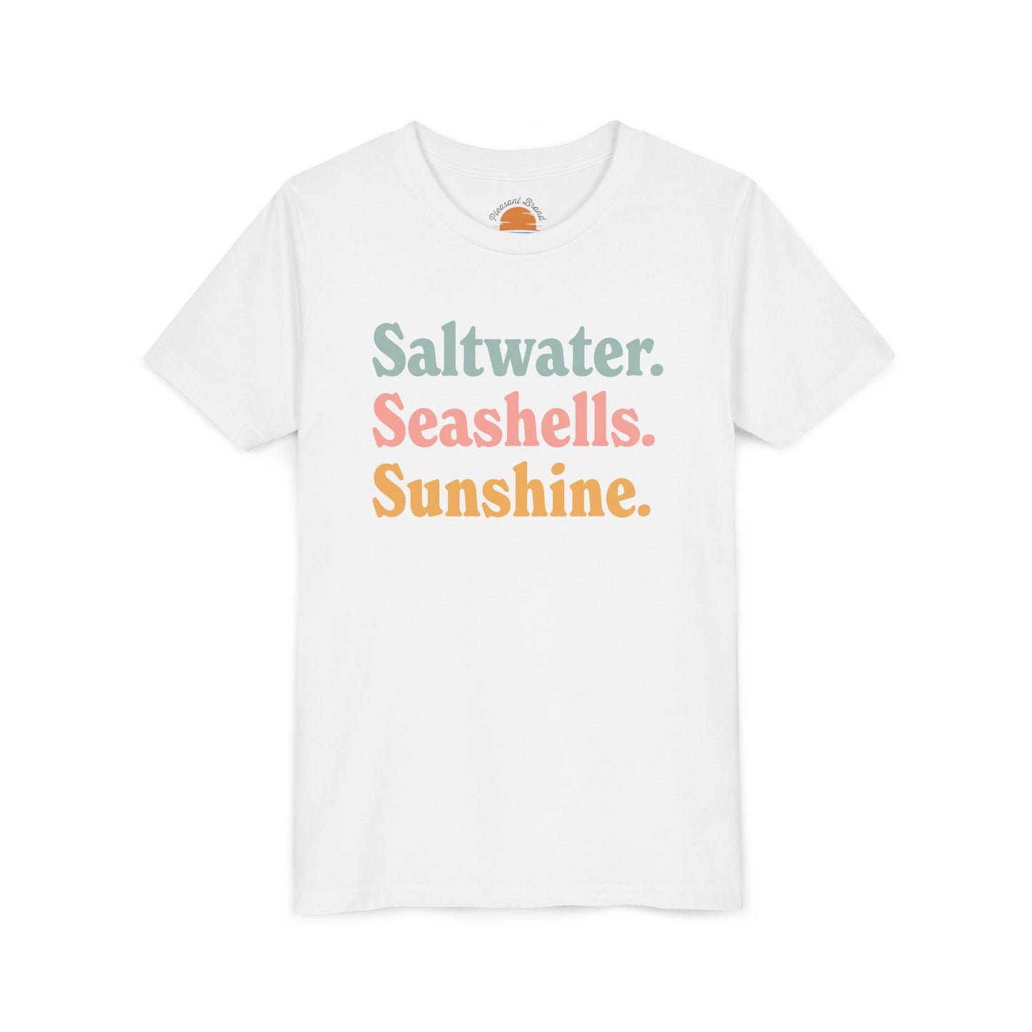 Saltwater. Seashells. Sunshine. Youth T-Shirt