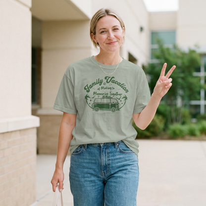 Comfort Colors Family Vacation T-shirt