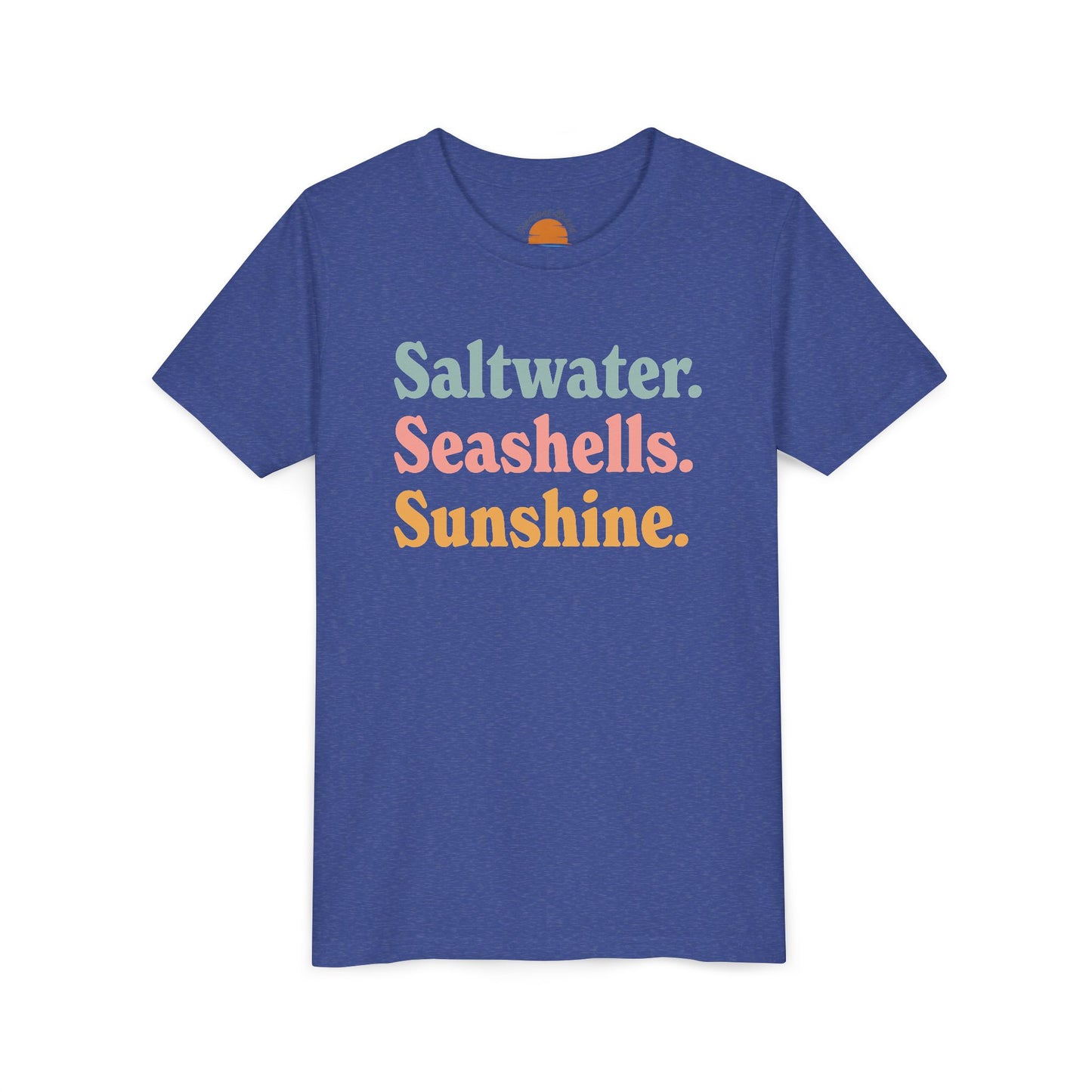 Saltwater. Seashells. Sunshine. Youth T-Shirt