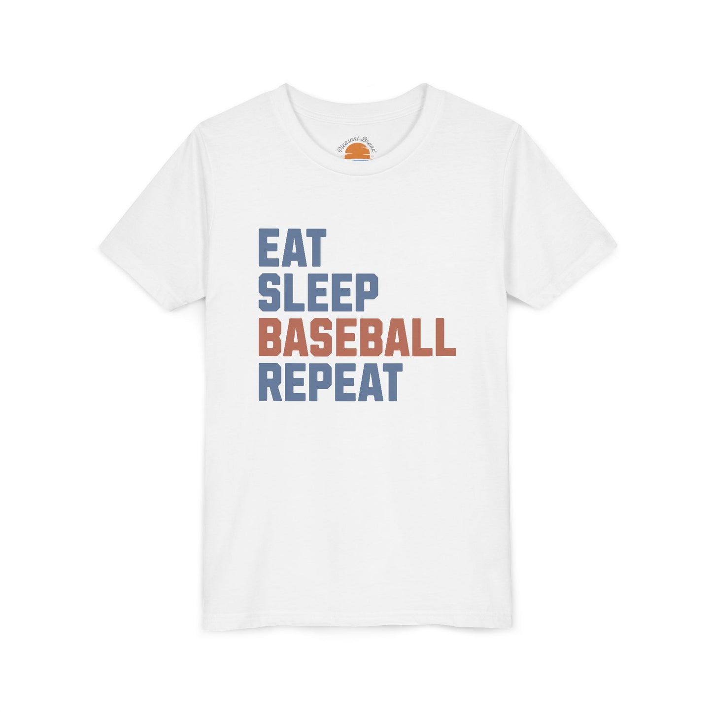 Eat Sleep Baseball Repeat Youth T-Shirt