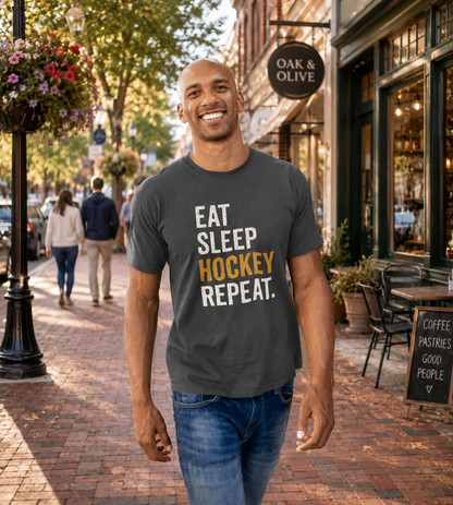 Eat Sleep Hockey Repeat T-Shirt